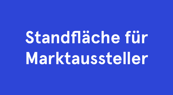 Standfläche für Marktaussteller - StijlMarkt Mainz, 10./11.10.2020