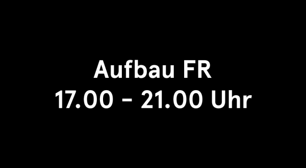 Early-Bird-Aufbau Freitag 17.00 - 21.00 Uhr - StijlMarkt Mainz, 10./11.10.2020